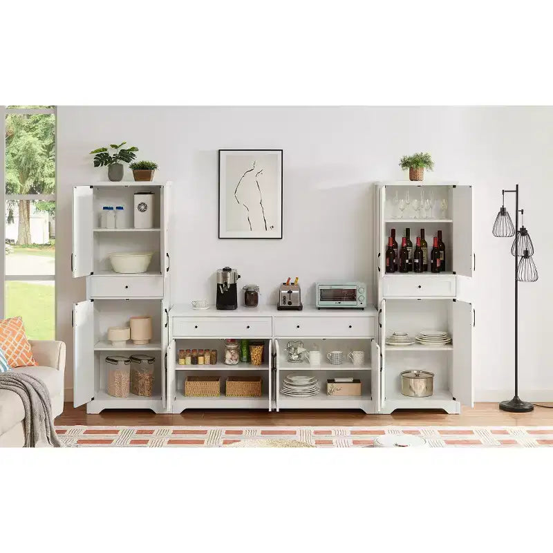 Okak Multi-functional Combination Sideboard Cabinet, Large Capacity Storage Cabinet for Living Room, Bedroom,Office Area
