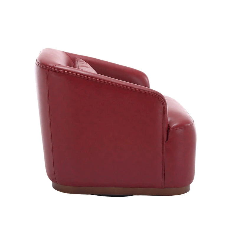 360-Degree Swivel Barrel Accent Chair