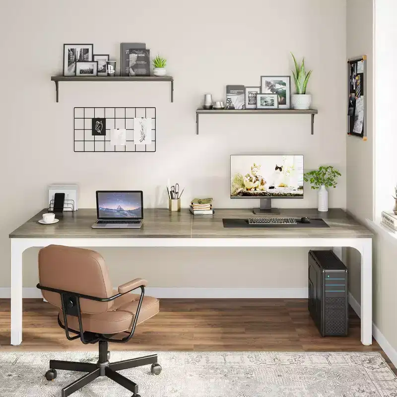 Lantine 78.7 Inches Extra Long Computer Desk
