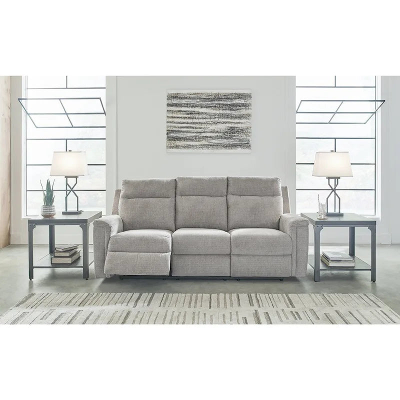Power Reclining Sofa with USB Charging & Plush Cushions