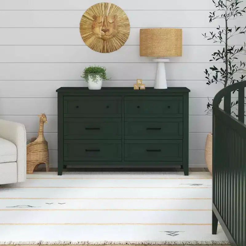 6-Drawer Nursery Dresser -Pine Wood