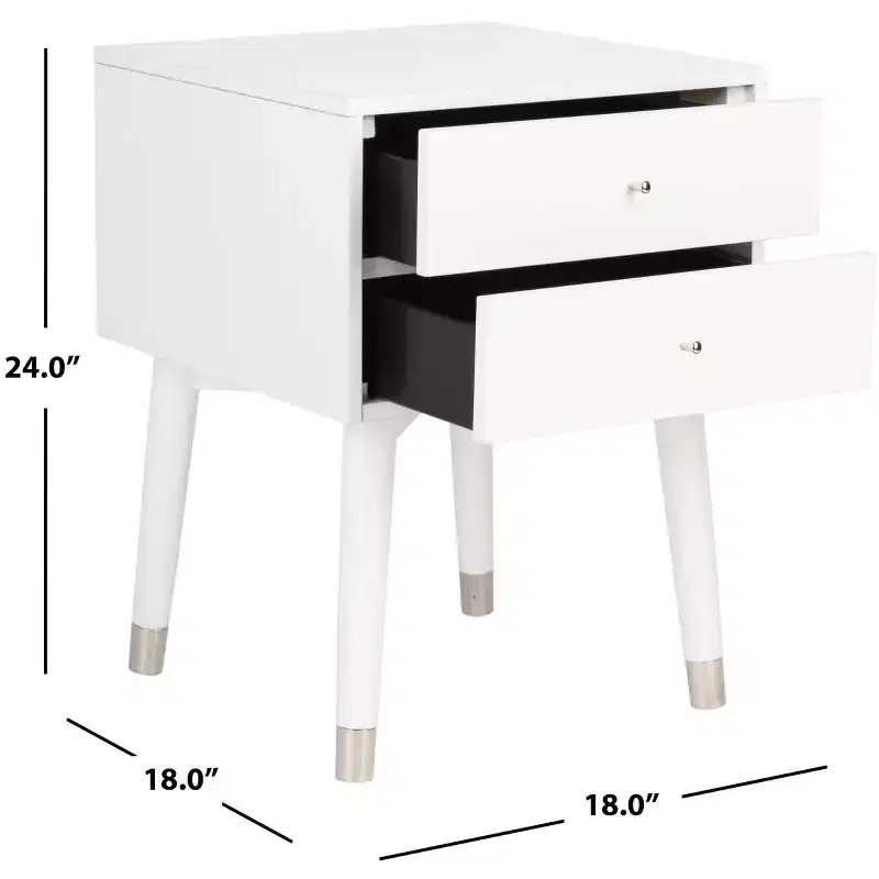 Lyla Retro Nightstand - FOX6234 - Safavieh Couture