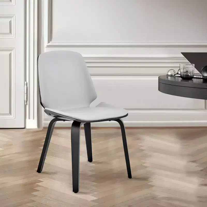 Faux Leather Dining Chair, High Back