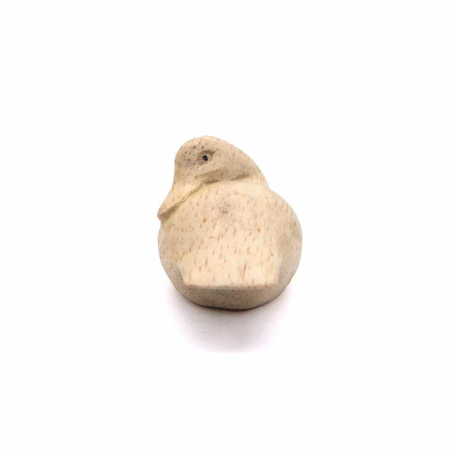 Sleeping Duck Carving in Albizia Wood