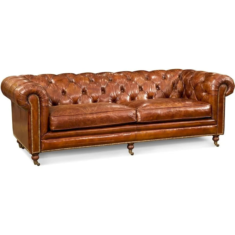 Premier Top Grain Leather Chesterfield Sofa