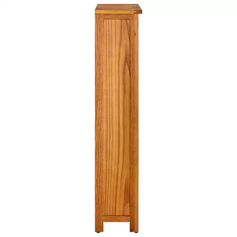 vidaXL Bookshelf Wall Bookcase Decor Standing Shelf Furniture Solid Wood Oak