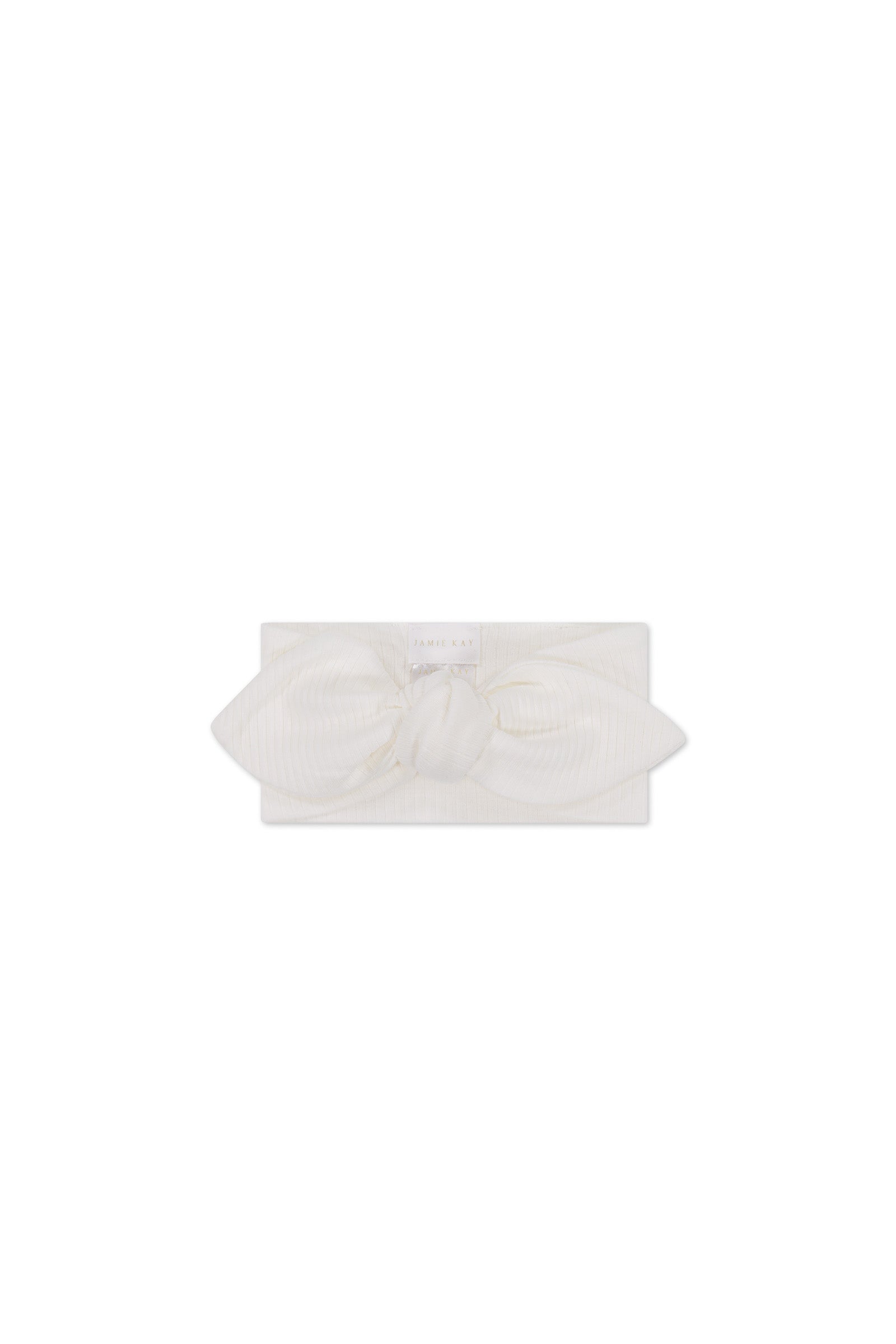 Milk Solid Organic Cotton-Modal Headband with Soft Stretchy Stain-Resistant Comfort for Baby & Girls Daily Wear
