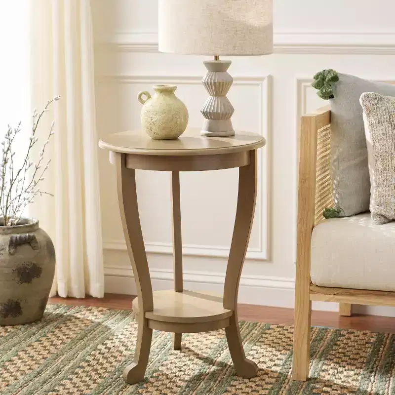 Mary Pedestal Table - AMH5711 - Safavieh Couture