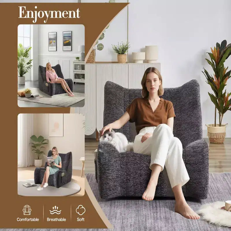 Giant Bean Bag Chair with Arms