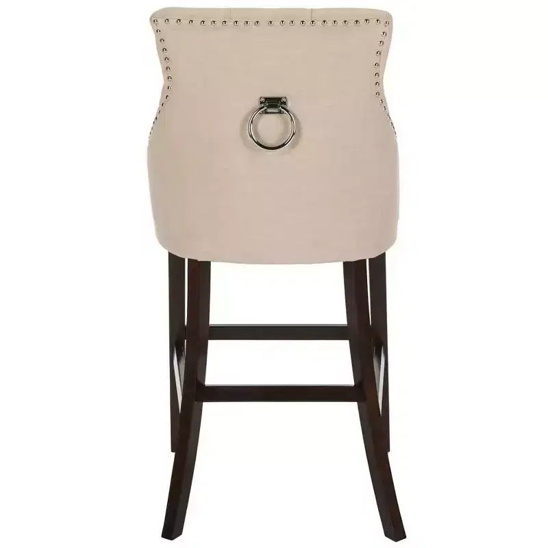 Eleni Tufted Wing Back Bar Stool (Set Of 2) - BST6304 - Safavieh