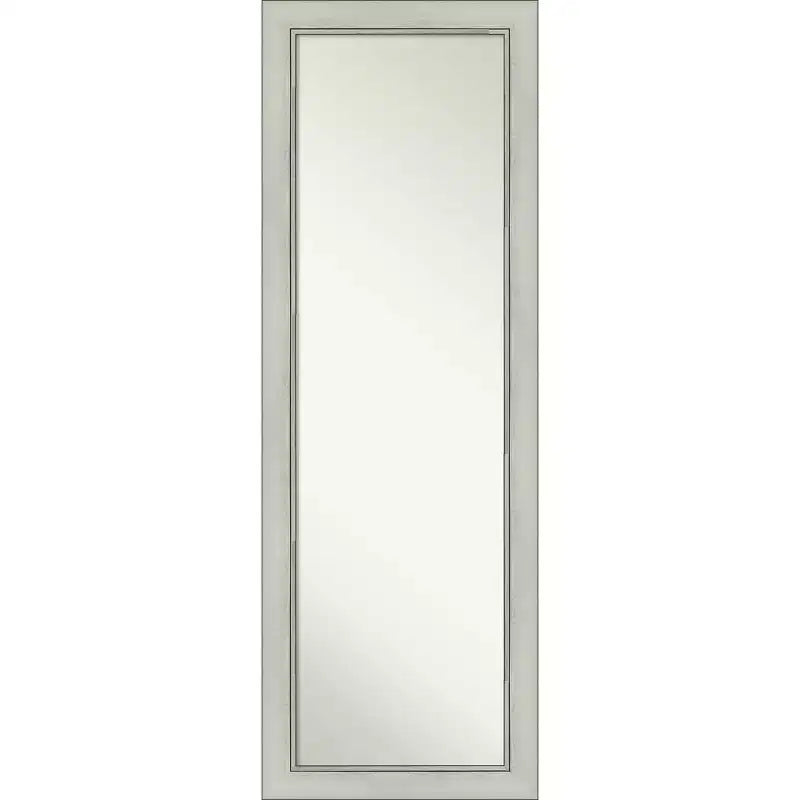 Full Length Wall & Door Mirror with Silver Patina Frame, 18