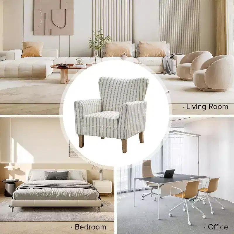 Set of 2 Rachel Armchair with Special Arms| ART OF LIVING DESIGNS