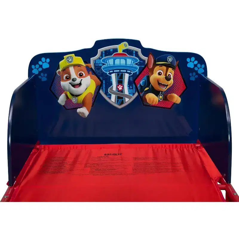 Delta Children PAW Patrol Wood & Metal Toddler Bed