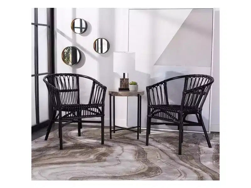 Rattan Accent Chair - Set of 2