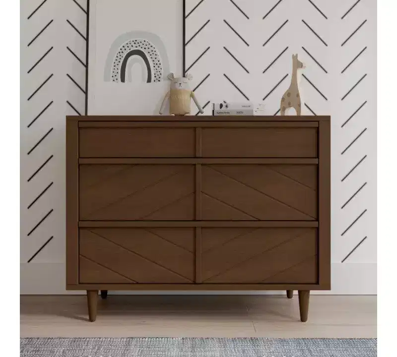 Child Craft Surrey Hill Crib, Dresser and Chest Nursery Set, 3-Piece, Includes 4-in-1 Convertible Crib, Dresser, and Chest