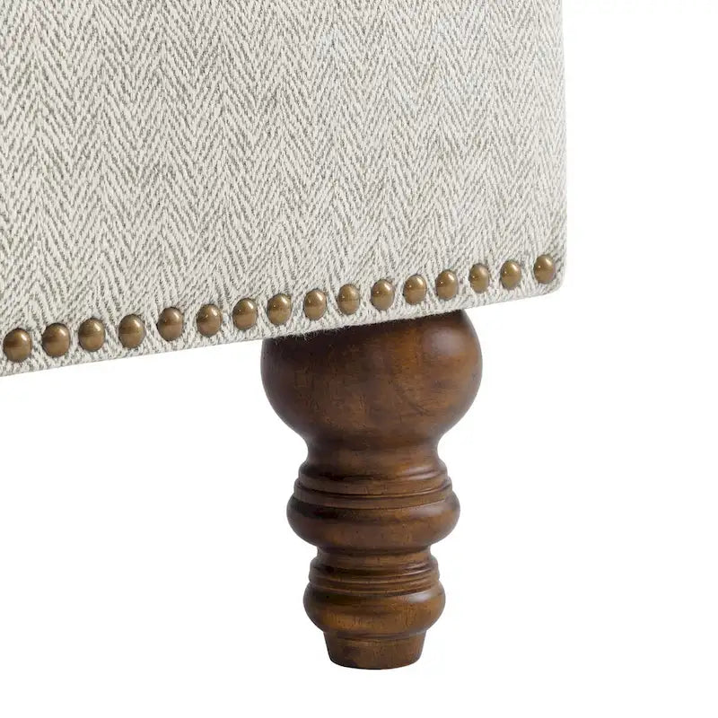Modern Arm Accent Chair Upholstered with Solid Wood Frame and Lumbar Pillow