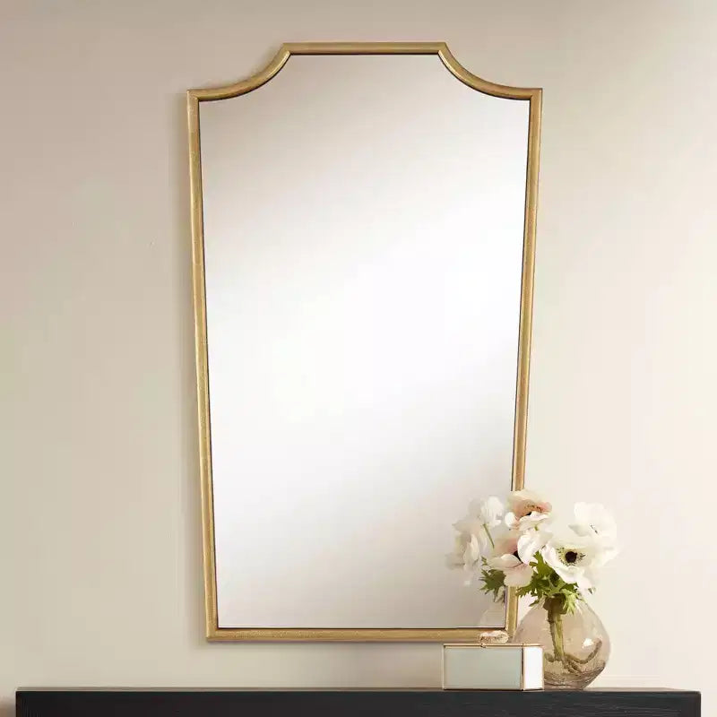 Uttermost Champlain 22 x 36 3/4 Warm Gold Wall Mirror