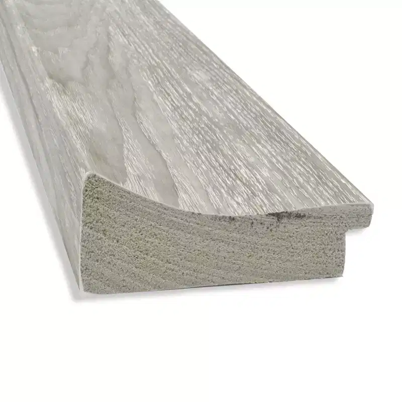 46" x 36" Dove Framed Wall Mirror Graywash - Amanti Art
