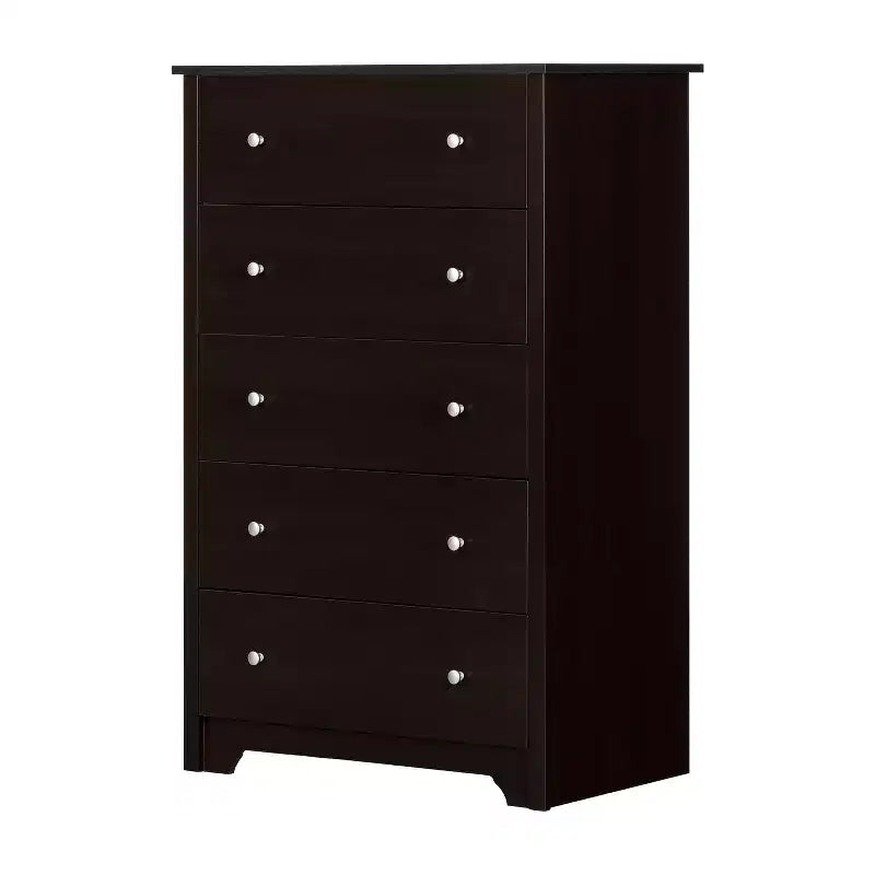 5-Drawer Chest in Soft Gray