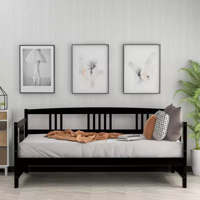 Whisen Modern Design Twin Size Solid Wood Frame Daybed