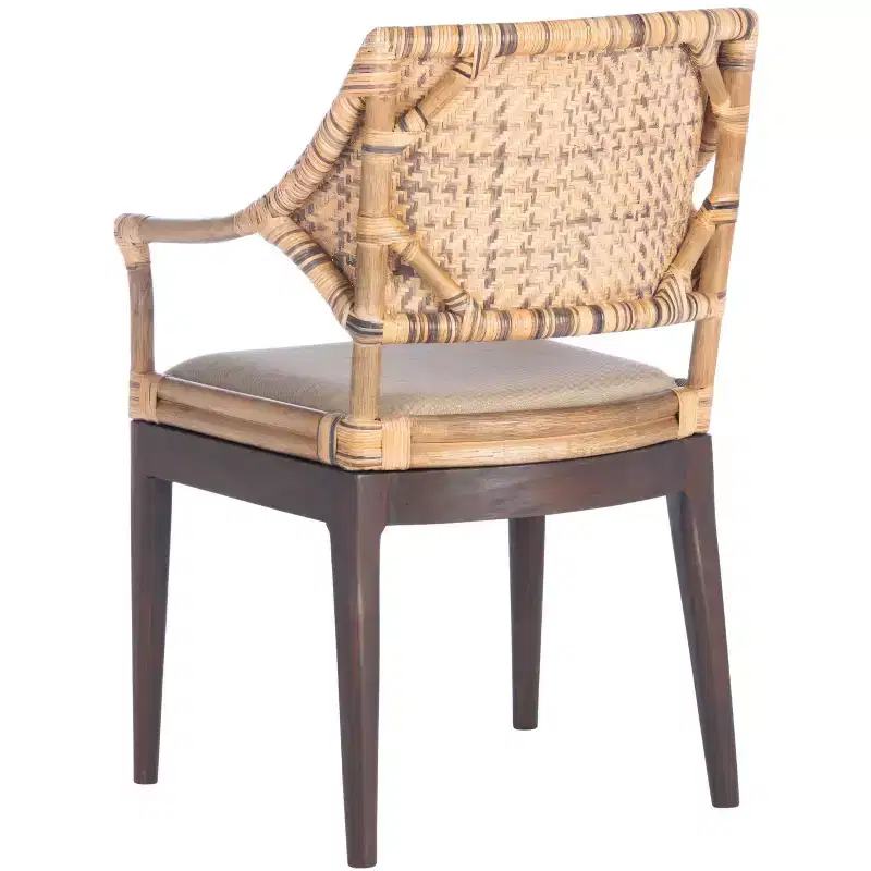 Carlo Arm Chair - SEA4002A - Brown&Honey/Beige - Safavieh