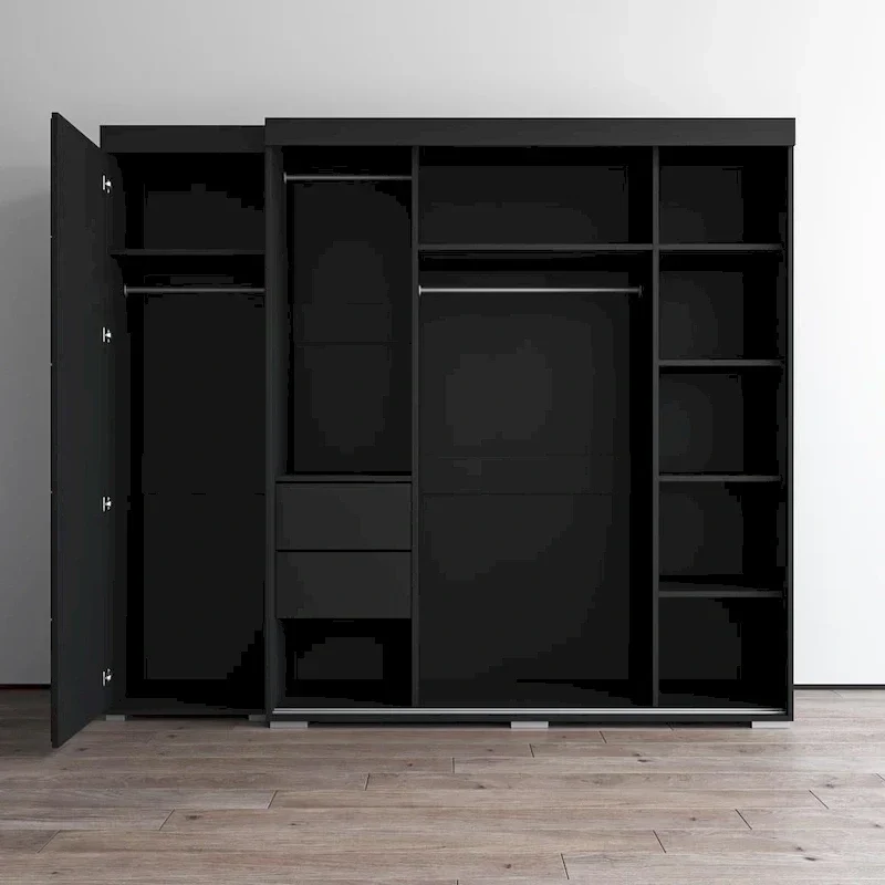 Three-Mirror Wardrobe