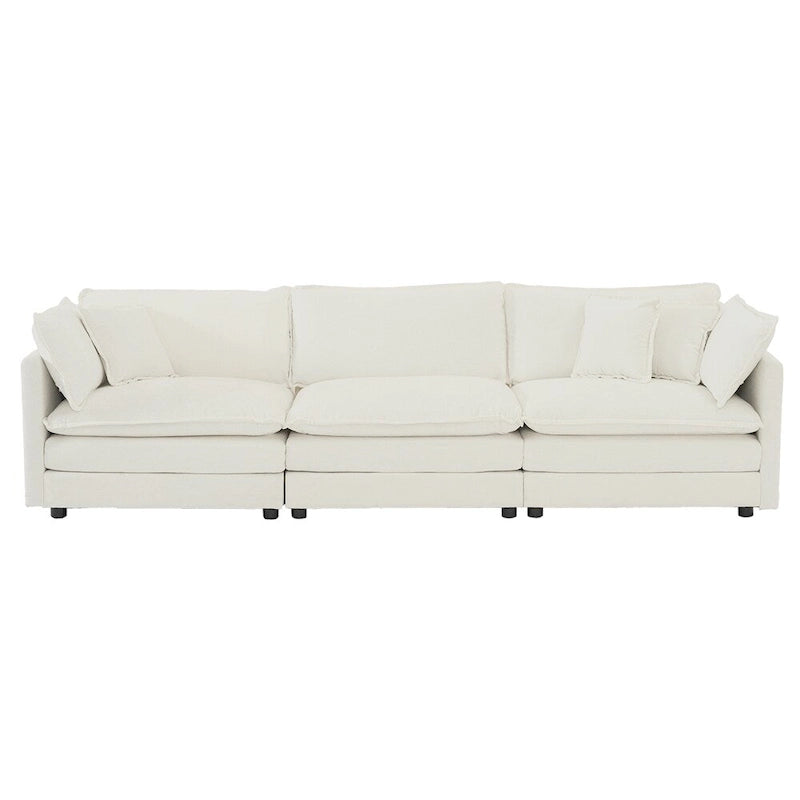 3-Piece Upholstered Sofa, Sectional Sofa Set Modern Sofa Couches Set