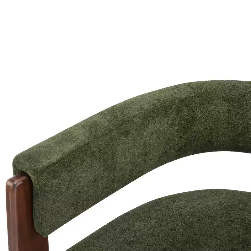 Christopher Knight Home Noah Modern Rubberwood Upholstered Accent Arm Chair