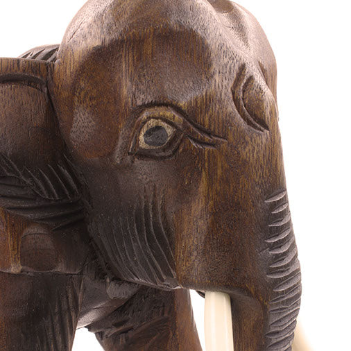 Carved Raintree Elephant, Extra Large
