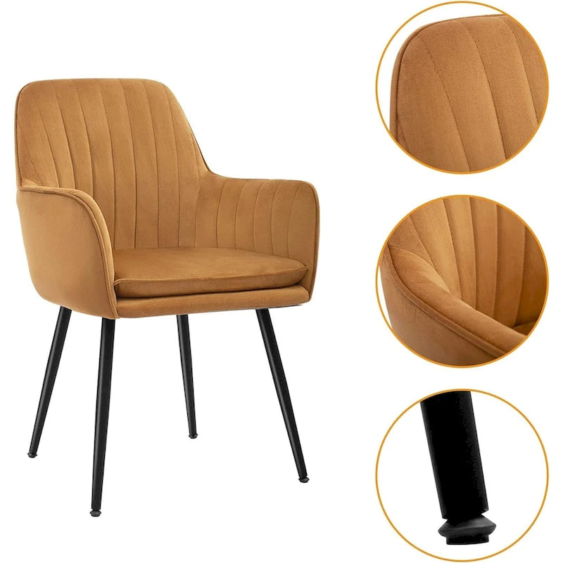 Modern Living Dining Room Accent Arm Chairs