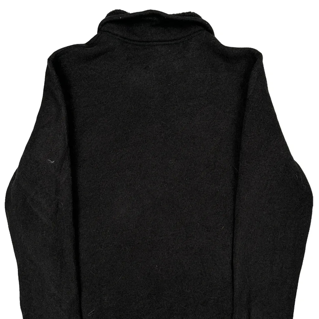 Fleece Jacket Large Black Polyester