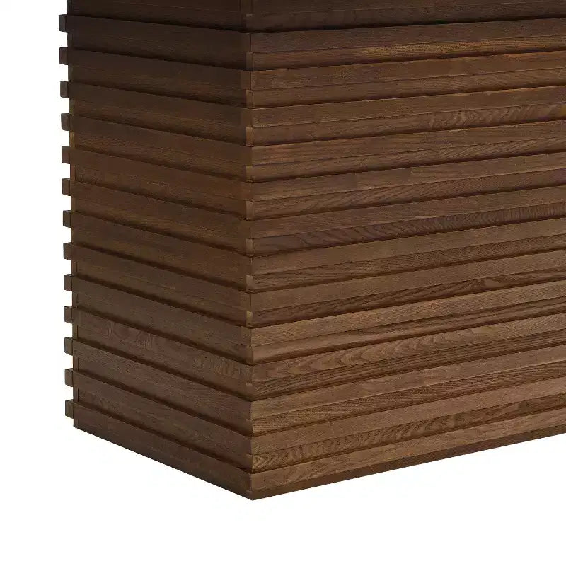 84 Wood Rectangular Dining Table for 6, Pedestal Base