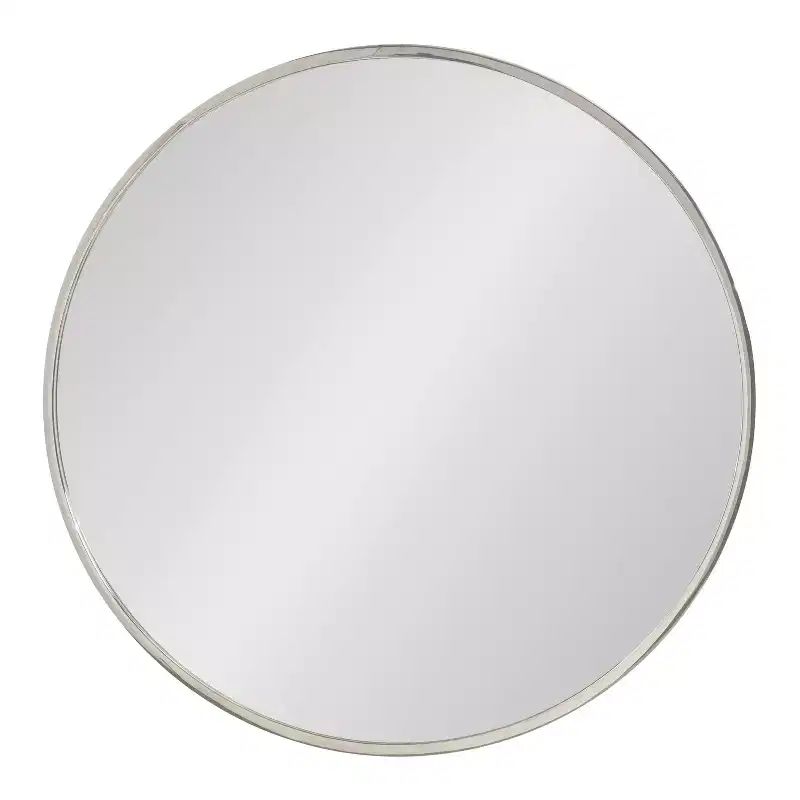 Kate and Laurel Rowla Round Wall Mirror