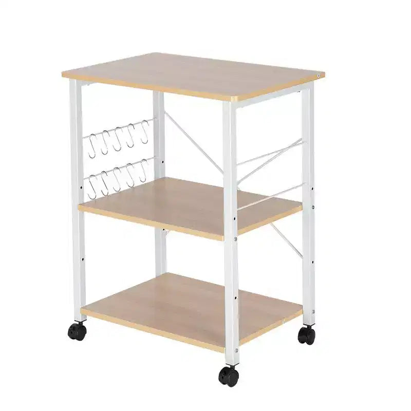 Baker's Rack 3-Tier Kitchen Utility Microwave Oven Stand