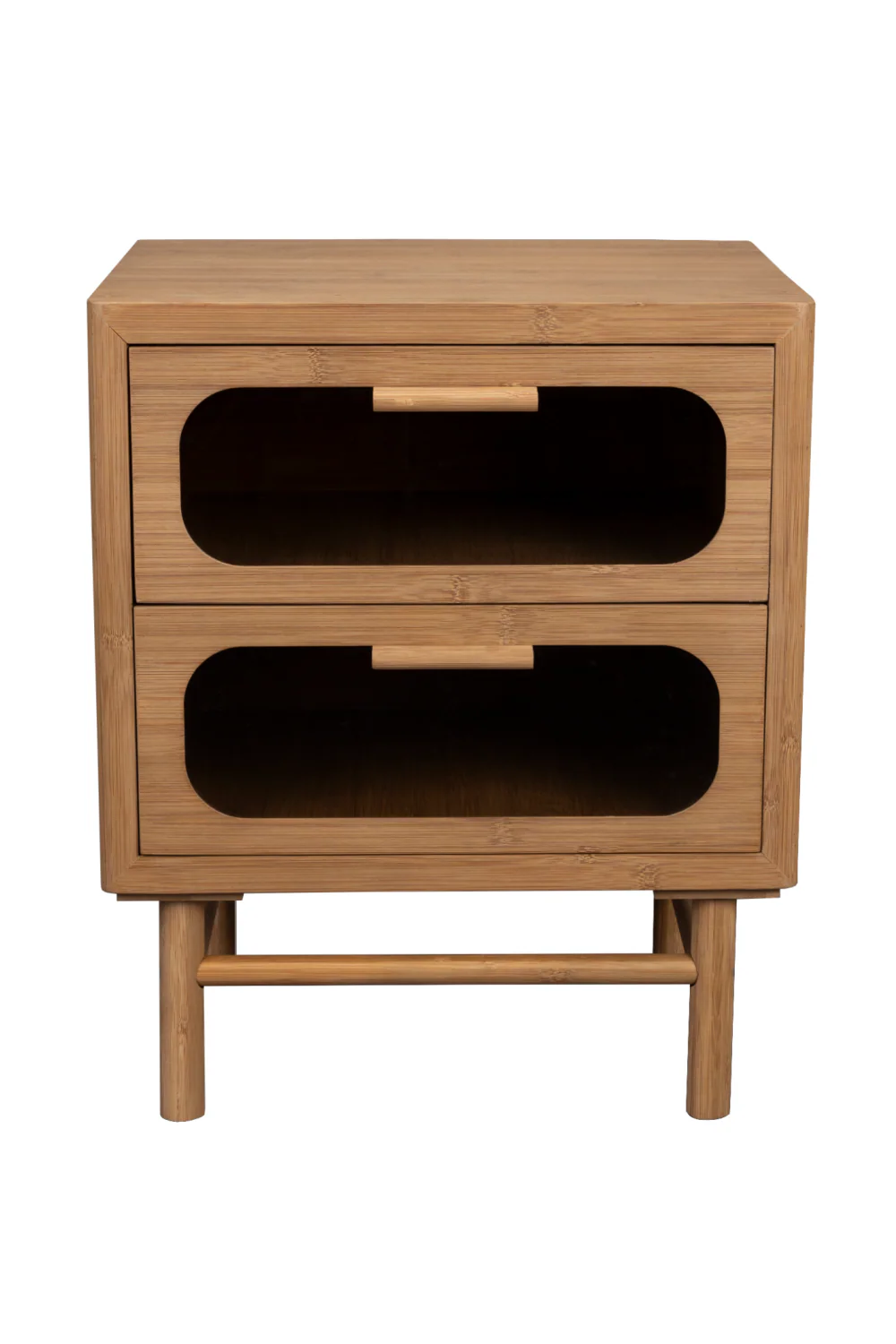 Bamboo Storage Side Table