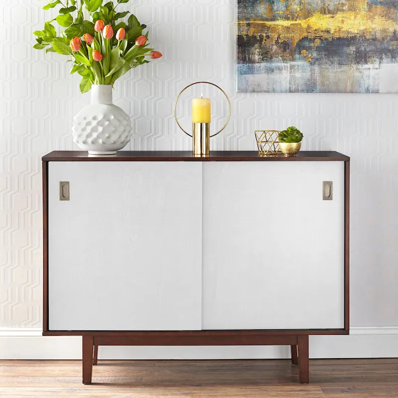Narrow Console Table for Entryway or Living Room