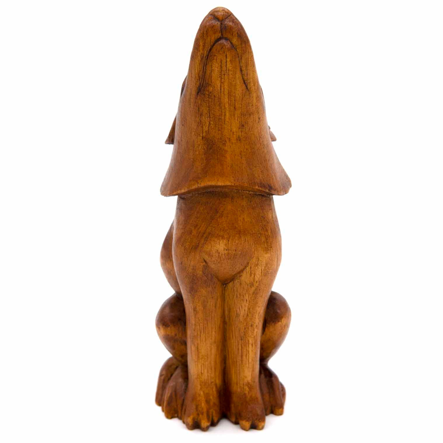 Howling Wolf Carving, Large