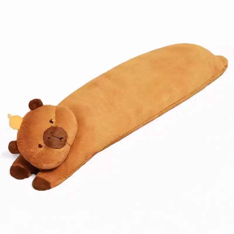 TITQWOP Long Capybara Plush Pillow,Cute Capybara Stuffed Animals Plushie Sleeping Hugging Body Pillow,Kawaii Capybara Soft Doll Toy