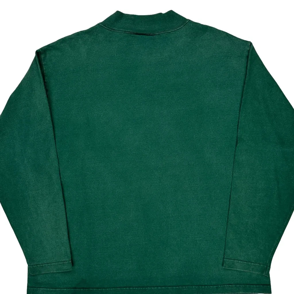 Green Bay Packers Long Sleeve T-Shirt Women's XL Green Cotton