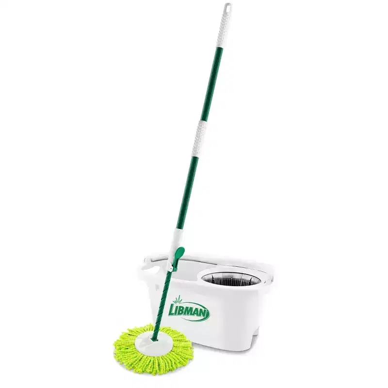 Libman Lightning Spin Mop: Non-Abrasive, Reusable, Multipurpose Cleaning for Linoleum, Wood & Tile Floors