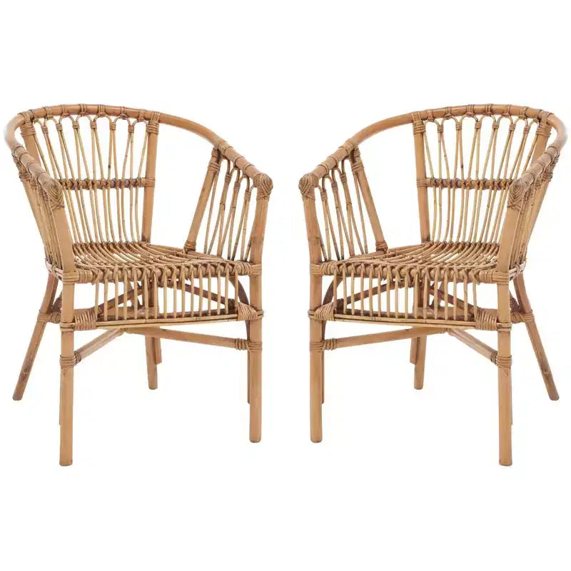 Rattan Accent Chair - Set of 2