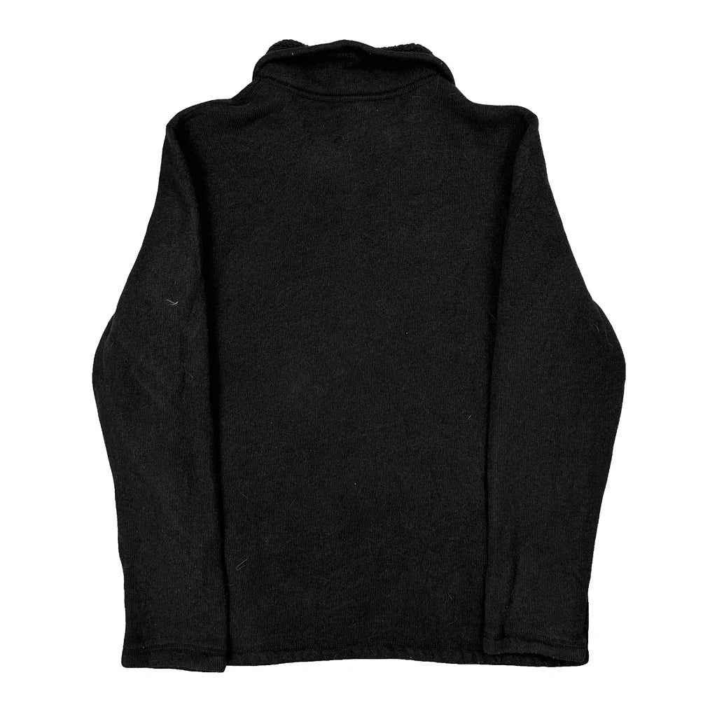 Fleece Jacket Large Black Polyester
