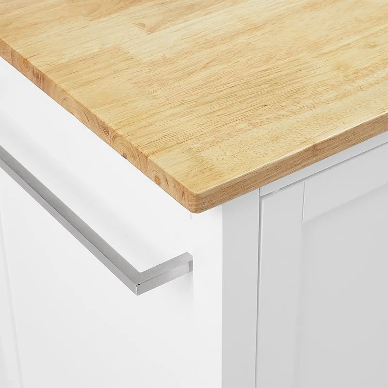 Wood Top Kitchen Island/Cart