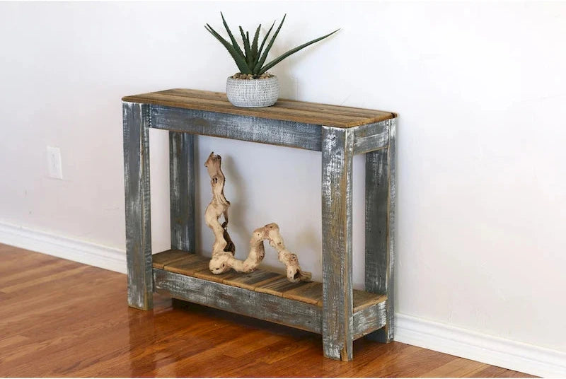 Gray Combo 36 Console Table