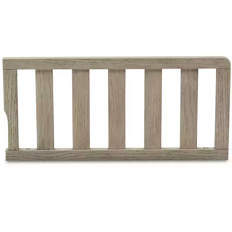 Farmhouse Toddler Bed Guard Rail for Convertible Cribs, Solid Wood, JPMA Safety Certified