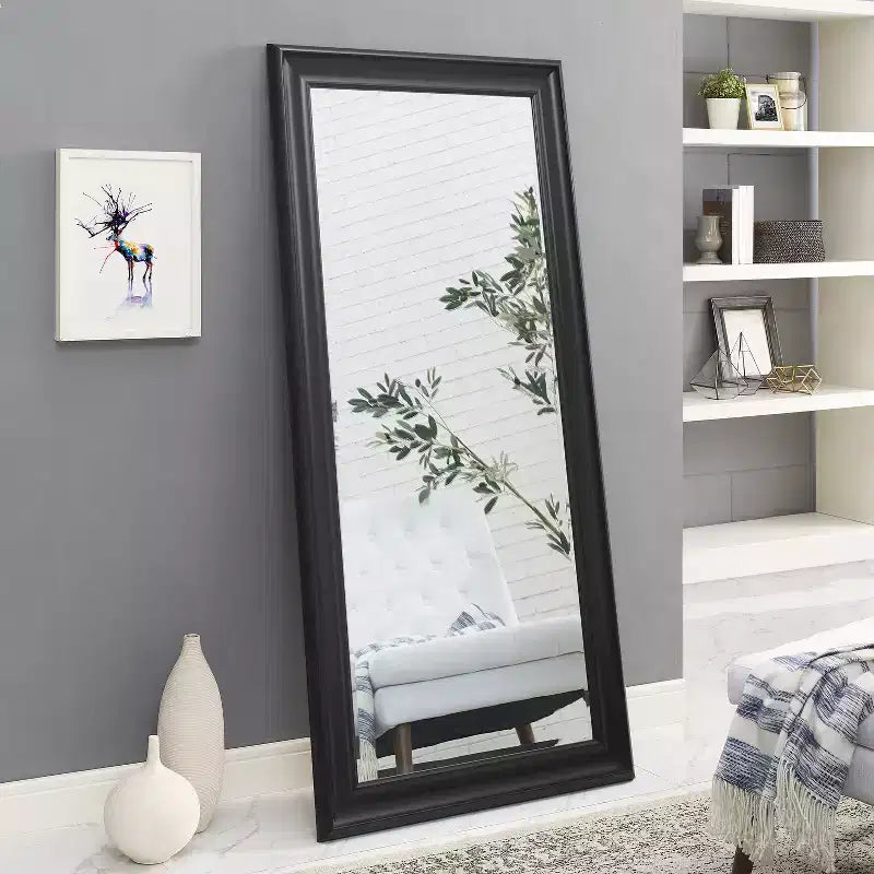 Home Imports Emporium Framed Oversized Full Length Mirror 65x31  Large Standing Floor Mirror for Bedroom, Living Room or Dressing Area