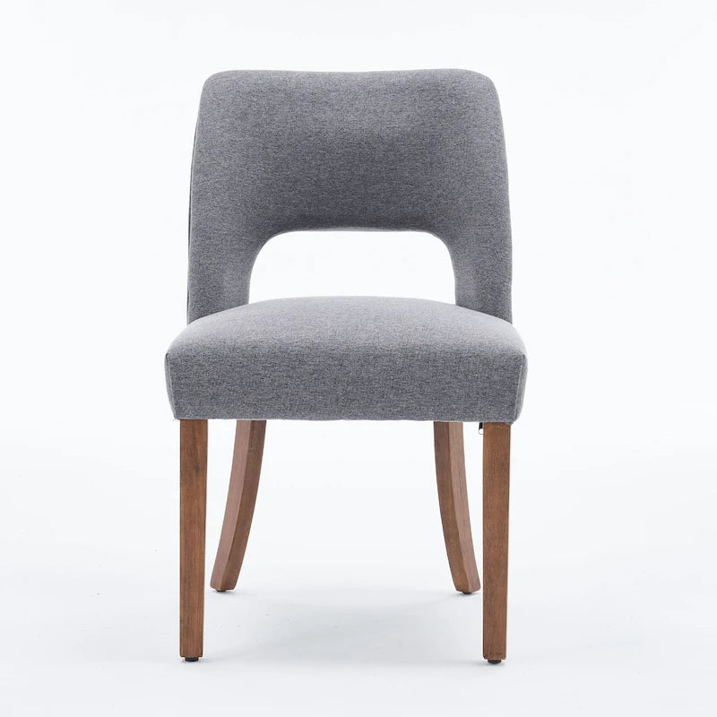 Set of 4 Fabric-upholstered Dining Chairs