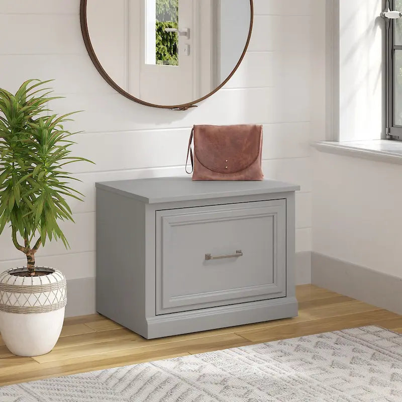 Entryway Shoe Bench with Storage Drawer