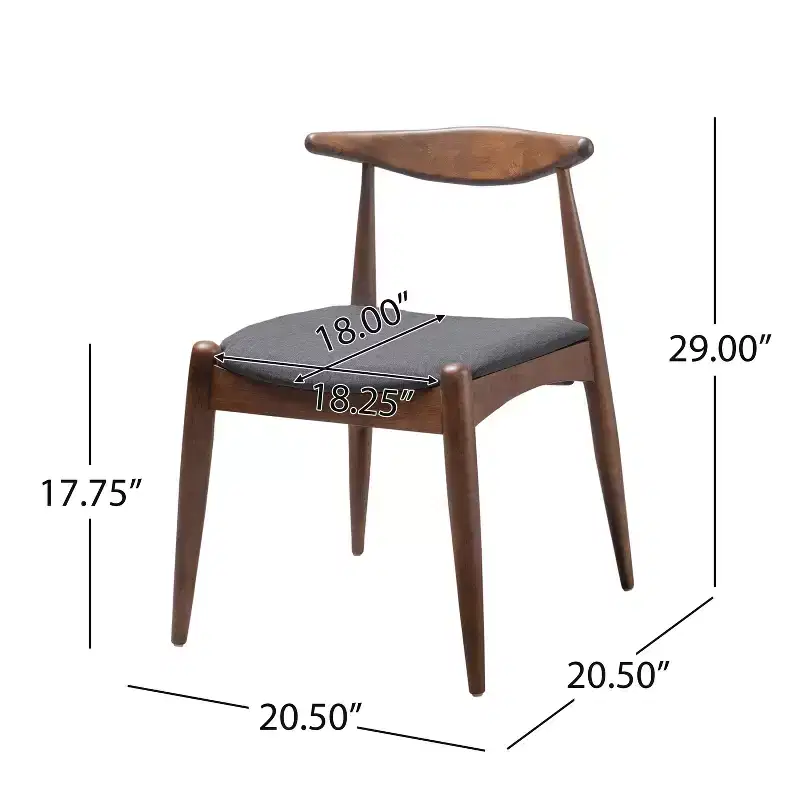 Christopher Knight Home Francie Mid Century Modern Fabric Upholstered 5 Piece Dining Set