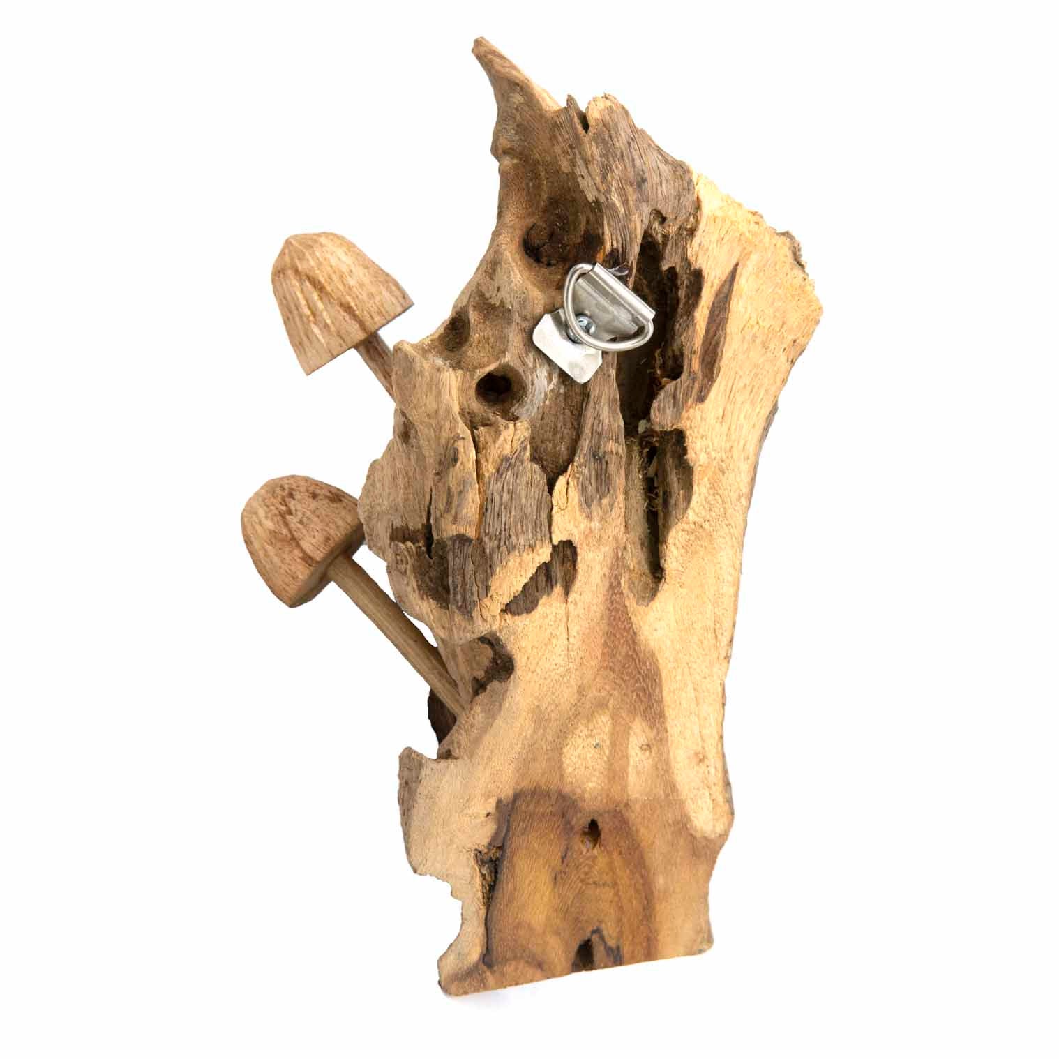Carved Mushroom Wall Piece, Small